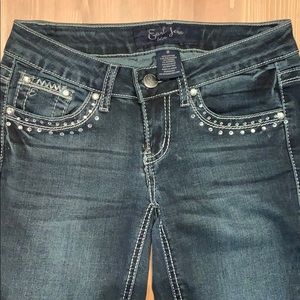 Earl Jean Straight Leg Women's Embellished Jeans